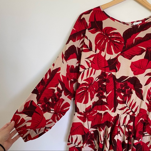 NWT Johanna Ortiz x H&M Flounced Dress Size XXL - Picture 4 of 11